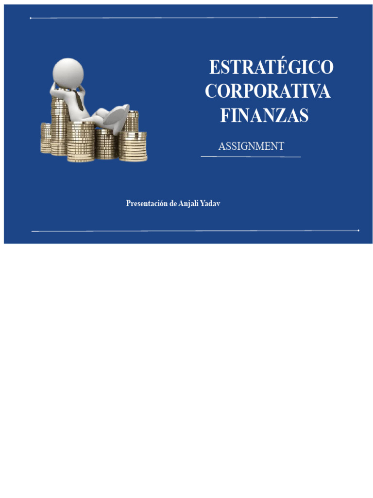 Finanzas Corporativas Estratégicas | PDF | Compartir (Finanzas ...