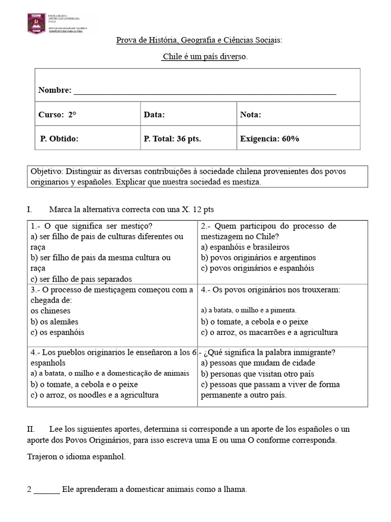 Teste de História | PDF