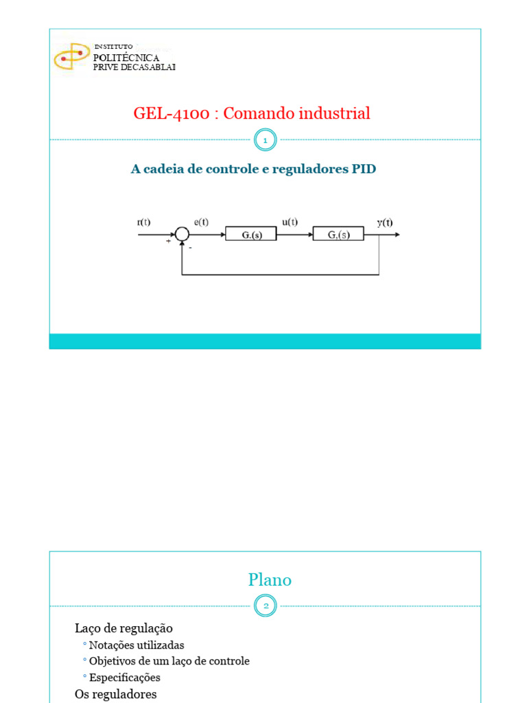 2. Curso 02 - O loop de controle e controladores PID | PDF