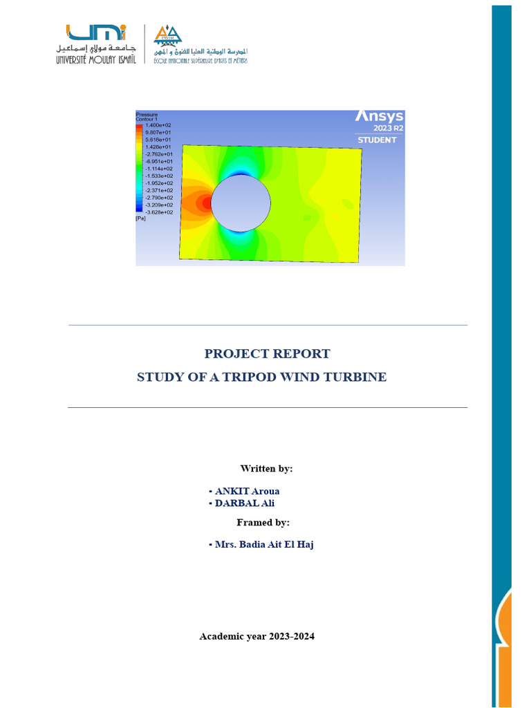 Tripod Wind Turbine Simulation Analysis | PDF | Drag (Physics) | Lift ...