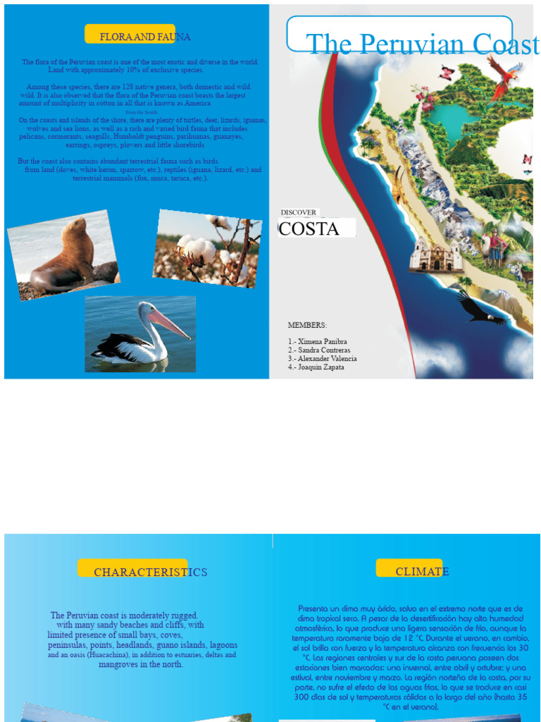 Flora and Fauna of the Peruvian Coast | PDF