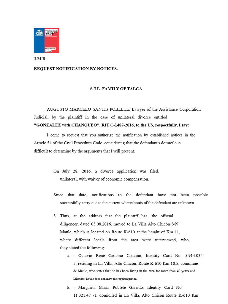 Notification by Notices | PDF | Justice | Crime & Violence