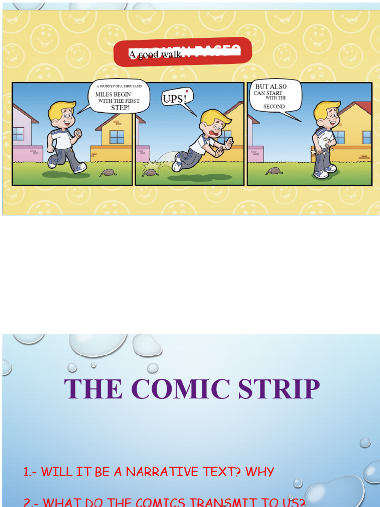 Understanding Comic Strips and Their Elements | PDF