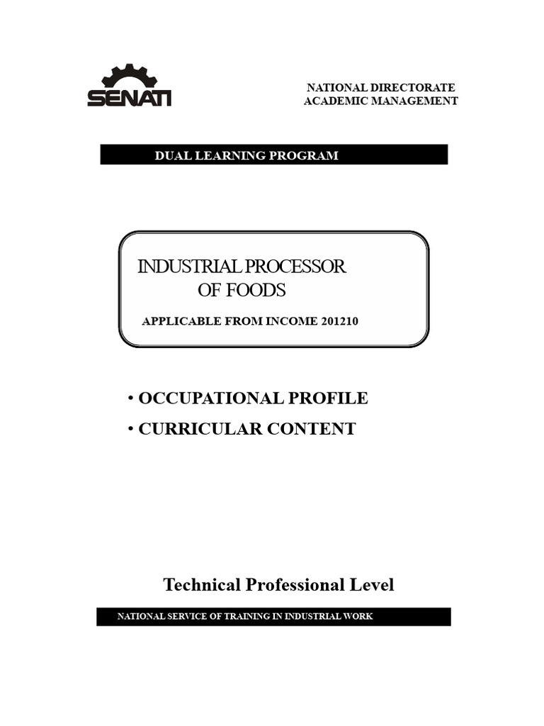 Industrial Food Processor Curriculum Guide | PDF | Fruit Preserves ...