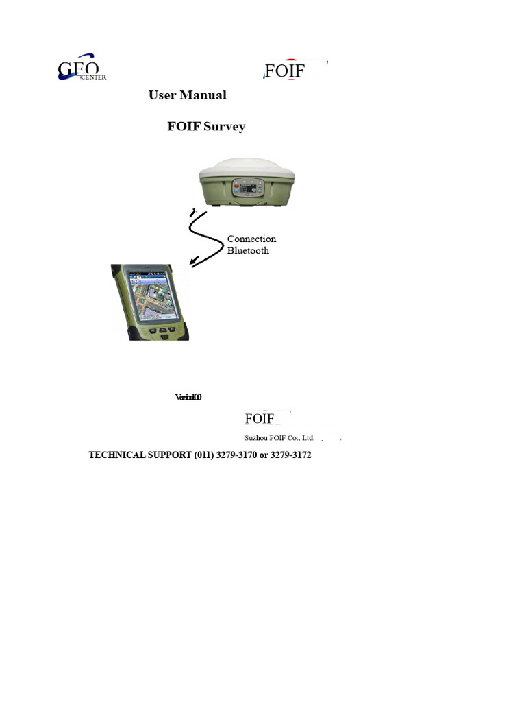 FOIF Survey User Manual: RTK Setup Guide | PDF | Latitude | Geodesy