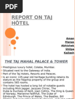 Download Report on Taj Hotel by Aman Singh SN9702159 doc pdf
