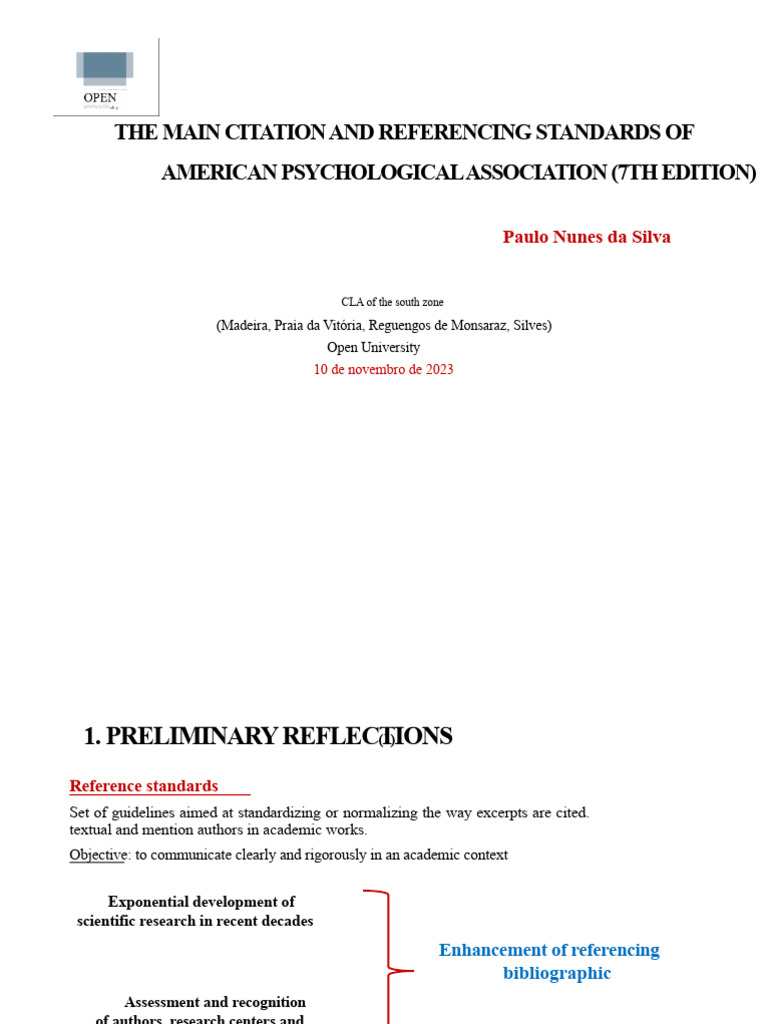 APA 7th edition guidelines | PDF | Thesis | Citation