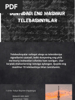 Dunyodagi Va O‘Zbekistondagi Eng Mashhur Rejissyorlar | PDF