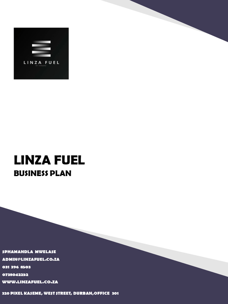 Linza Fuel: Bulk Diesel Supply Plan | PDF | Supply Chain | Market ...