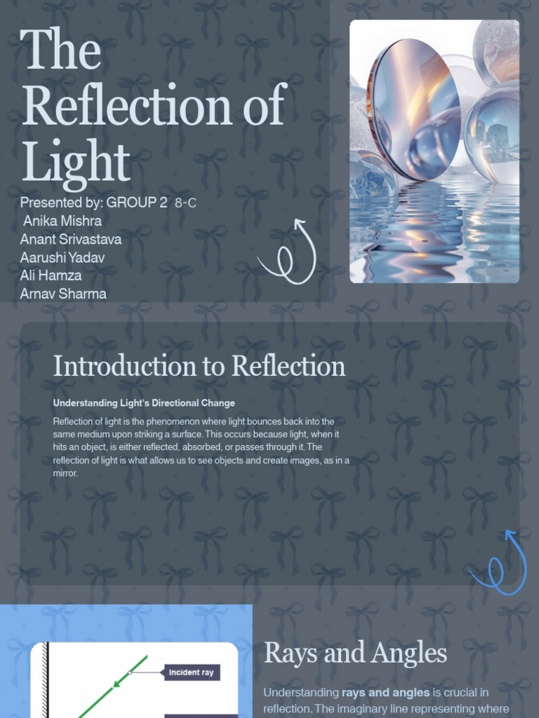 Presentation - The Reflection of Light_20251123_193451_0000 | PDF ...