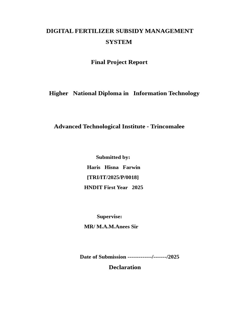 Project Final Report | PDF | Databases | Methodology