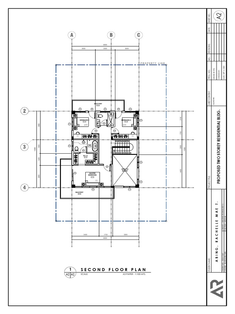 Proposed Two Storey Residential Plan | PDF