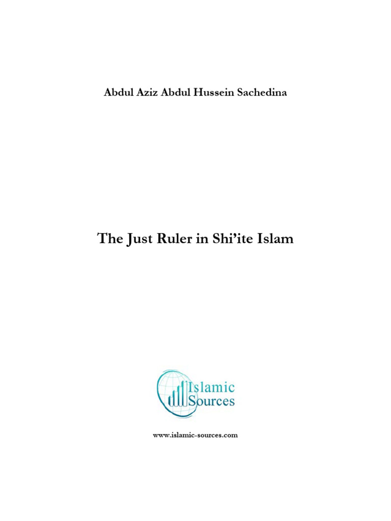 The Just Ruler in Shi’ite Islam | PDF