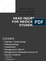 Head Injury for Med Student