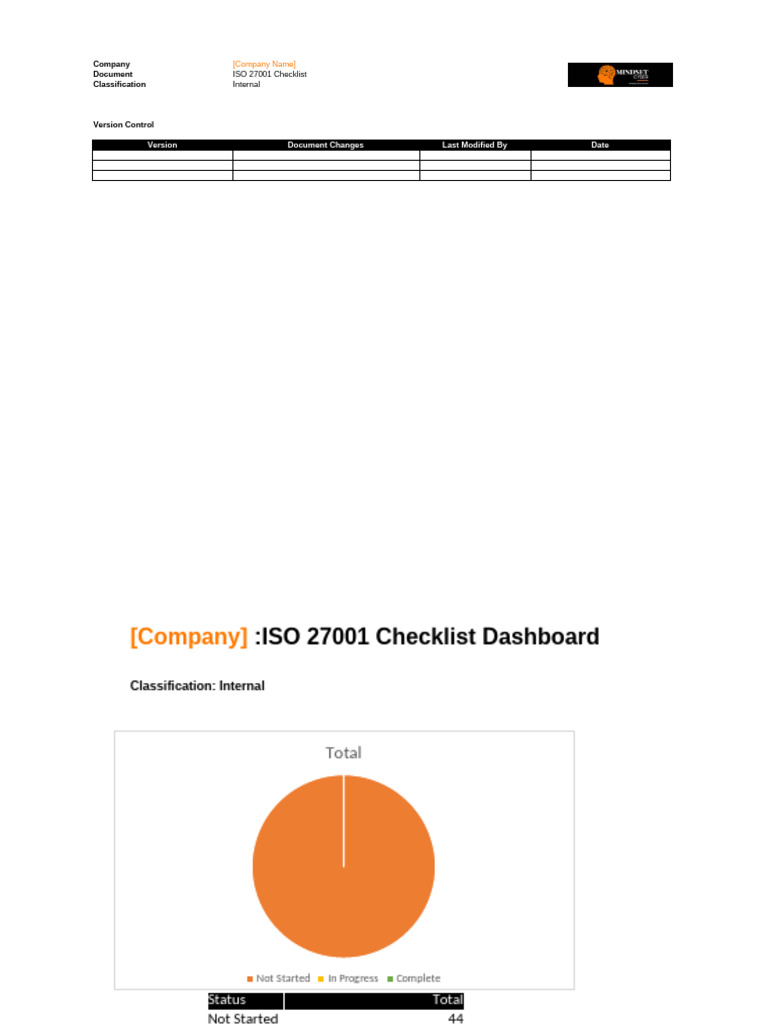 ISO 27001 Compliance Checklist Guide | PDF