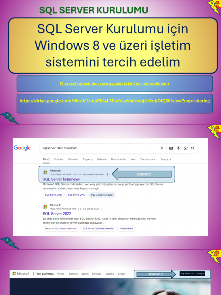 SQL Server Kurulumu | PDF