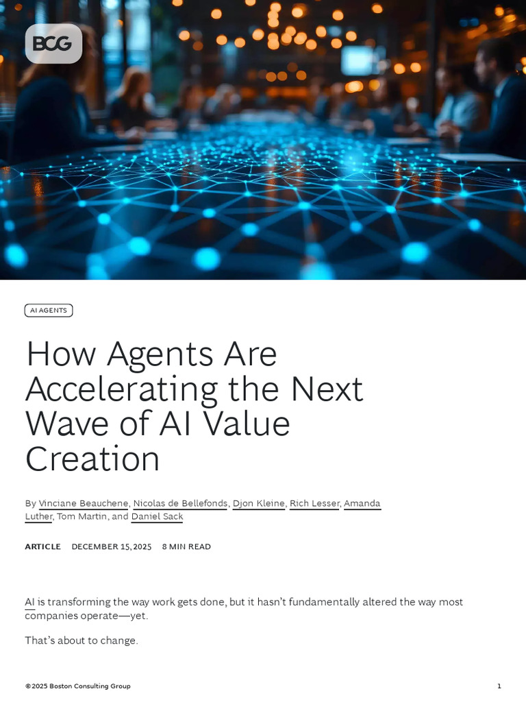 AI Agents Transforming Business Processes | PDF | Artificial ...