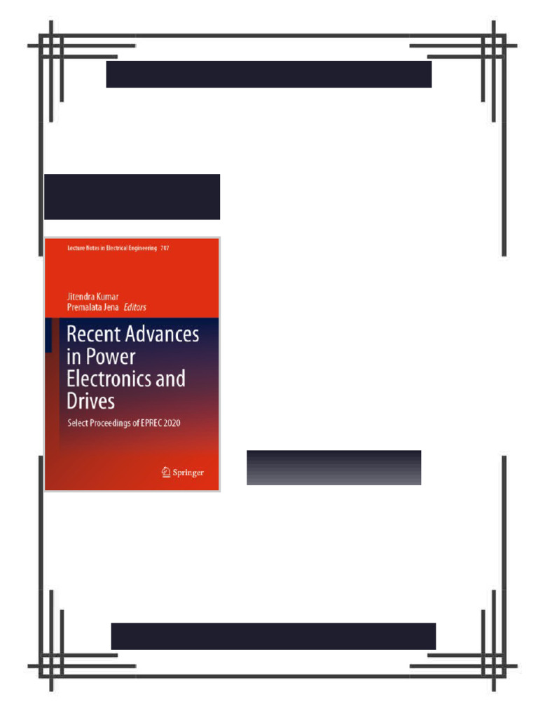 Recent Advances in Power Electronics and Drives: Select Proceedings of ...