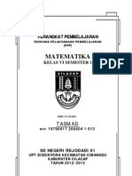 RPP Matematika 6 SMSTR1