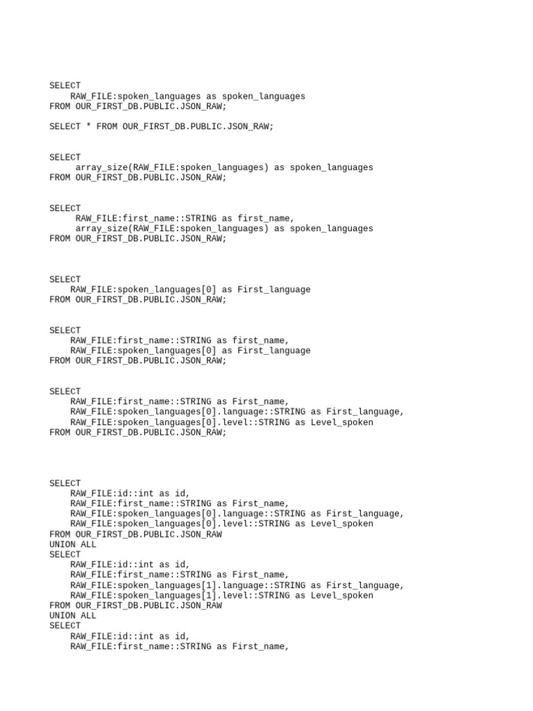 SNOEFLAKE Dealing+With+Hierarchy+(JSON+4) | PDF