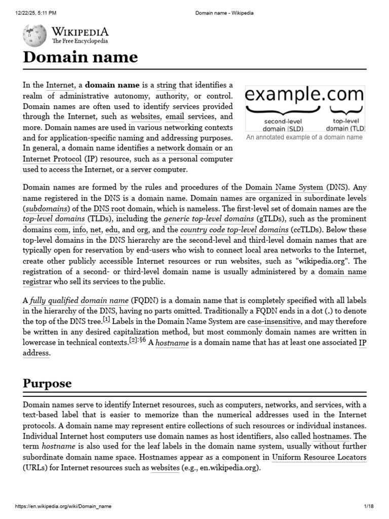 Understanding Domain Names Explained | PDF | Domain Name | Domain Name ...