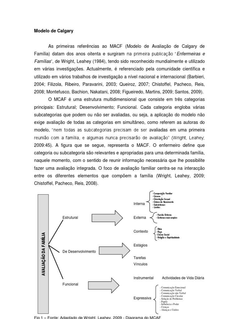 Modelo de Avaliação Familiar Calgary | PDF | Grupos étnicos | Família