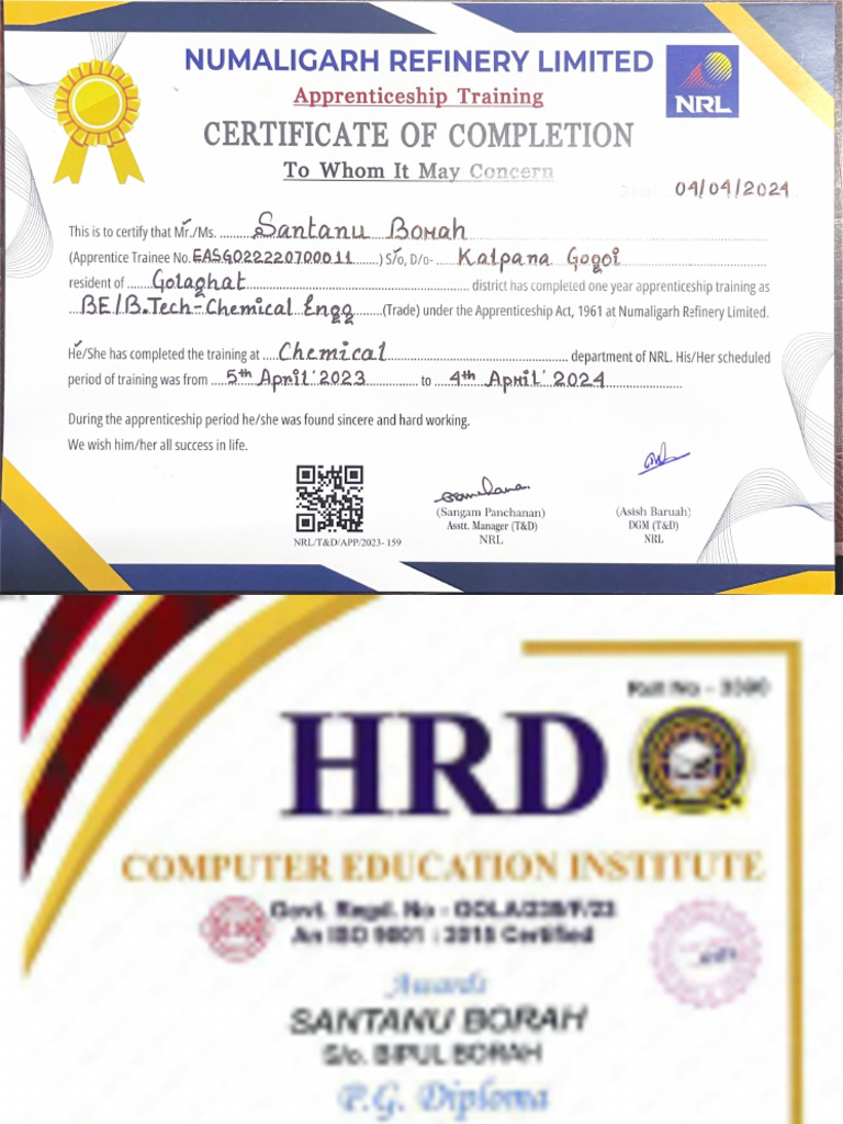 NRL Certificate Merged | PDF