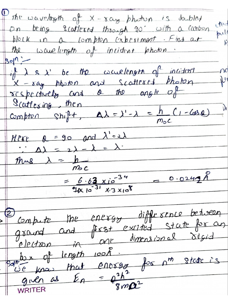 Unit 1 Important Numerical Solutions | PDF