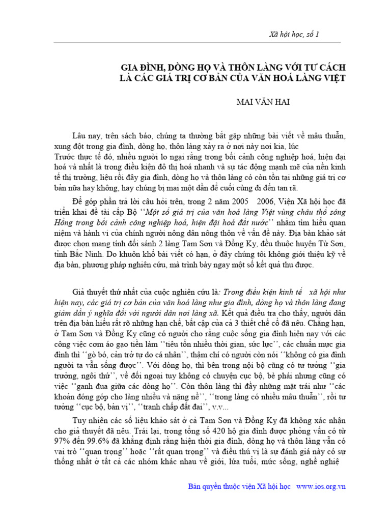 So1 2009 MaiVanHai | PDF