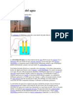 Electrólisis Del Agua