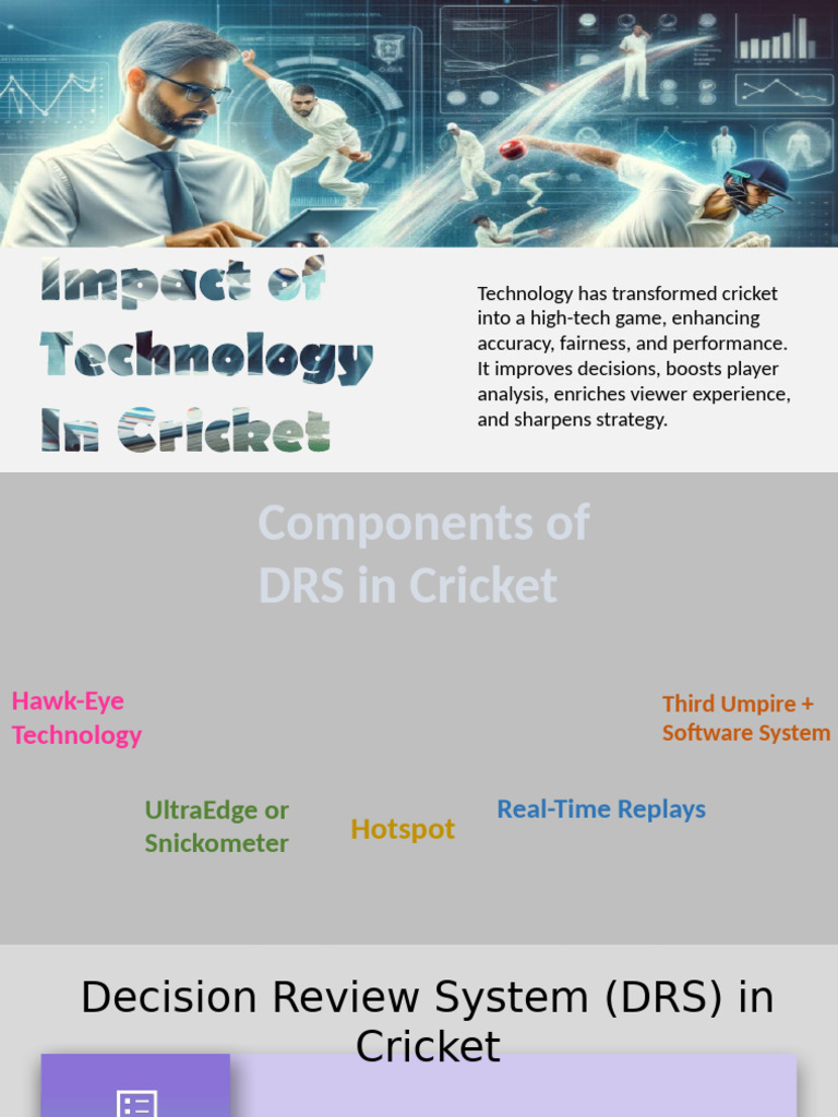 Understanding DRS in Cricket Technology | PDF | Cricket | Ball And Bat ...