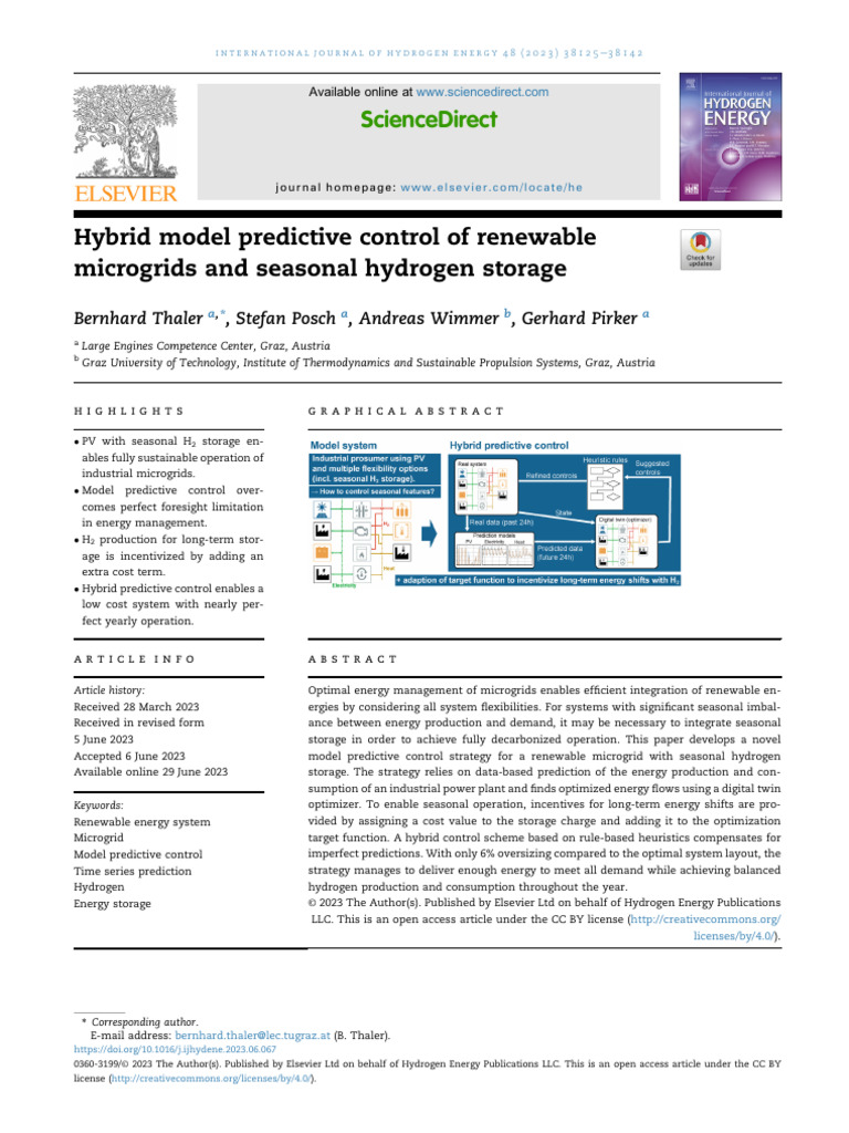 Hybrid Control for Renewable Microgrids | PDF | Energy Storage ...