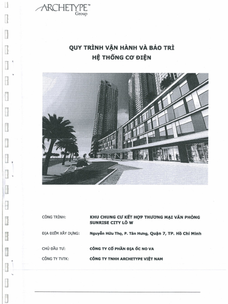 Quy Trinh Van Hanh Va Bao Tri He Thong Co Dien | PDF