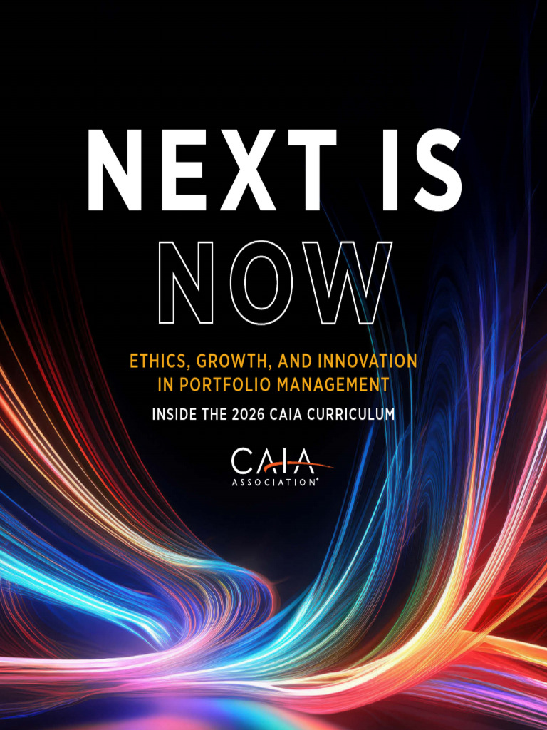 2026 CAIA Curriculum: Ethics & Growth | PDF | Investing | Curriculum