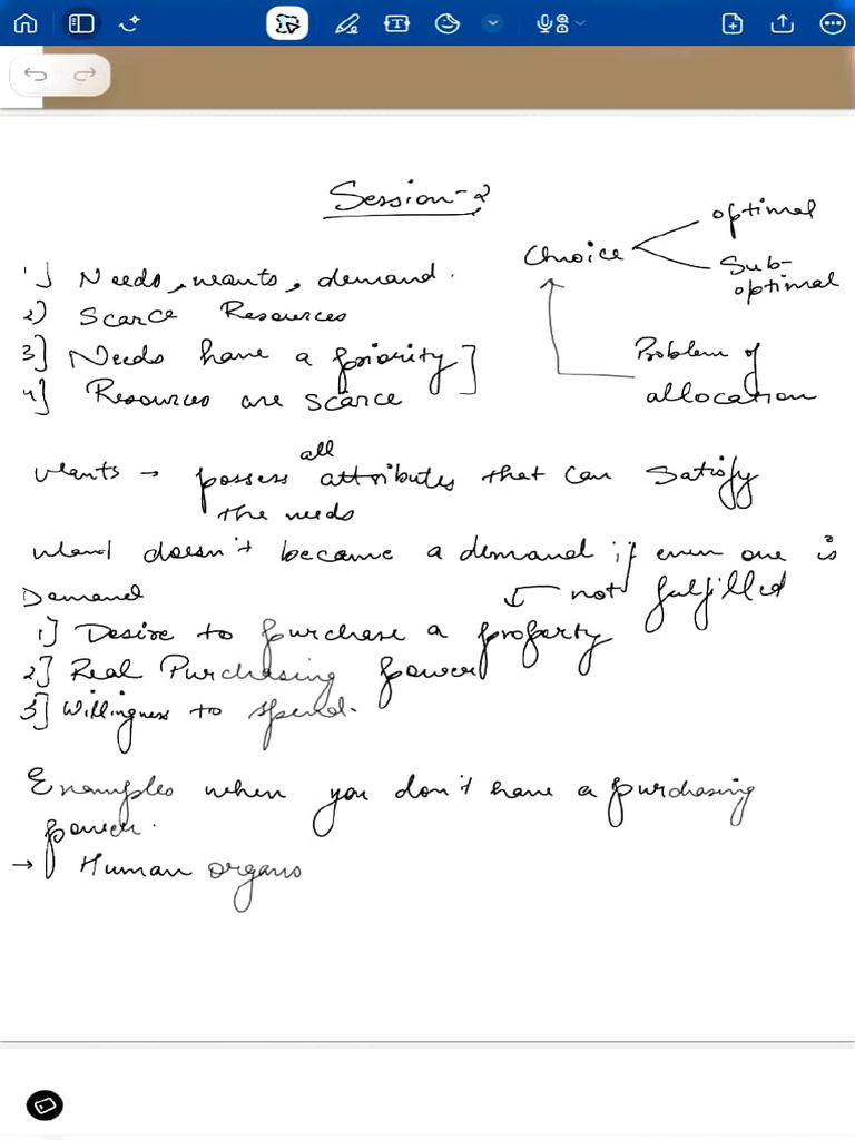 Notes Econ 1 | PDF