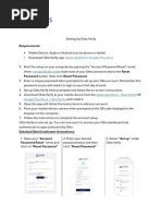 Setting Up Okta Verify for MFA | PDF | Qr Code | Mobile App