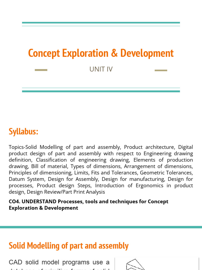PPT_UNIT IV_ PDD_Concept Exploration & Development (1) | PDF | Geometry ...