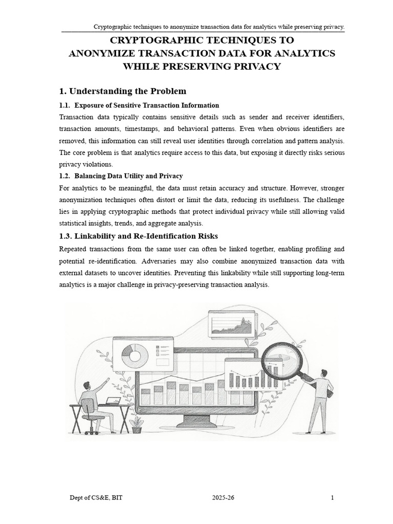 Anonymizing Transaction Data with Cryptography | PDF | Encryption ...
