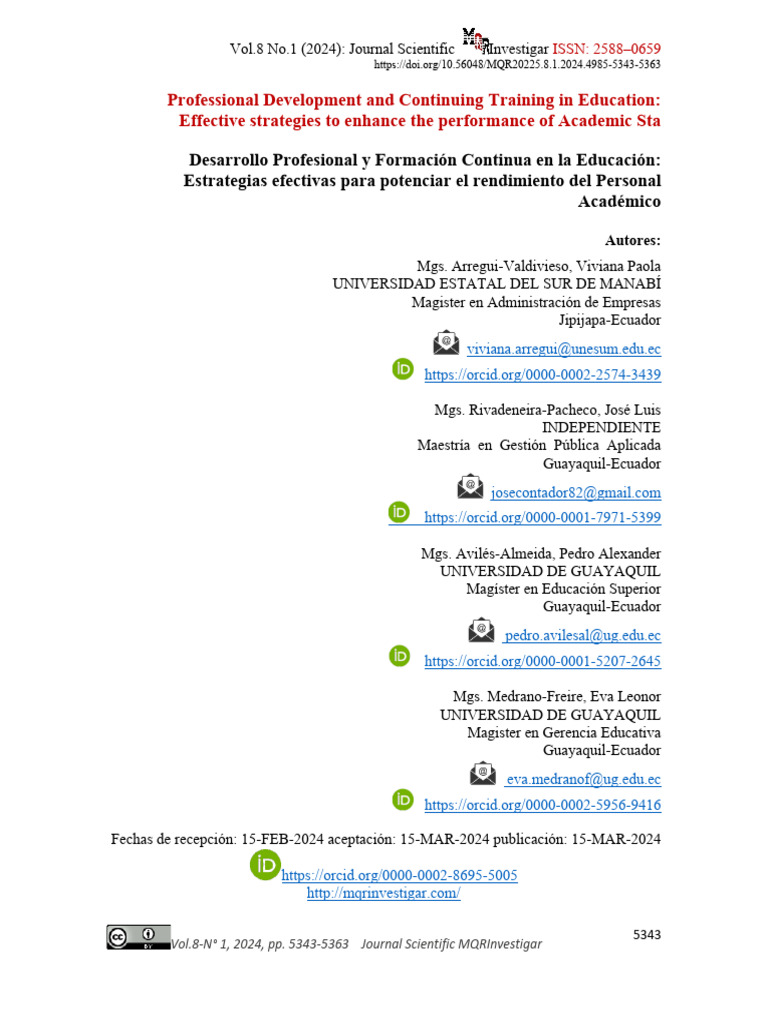 Estrategias para el Desarrollo Profesional Docente | PDF | Enseñando ...