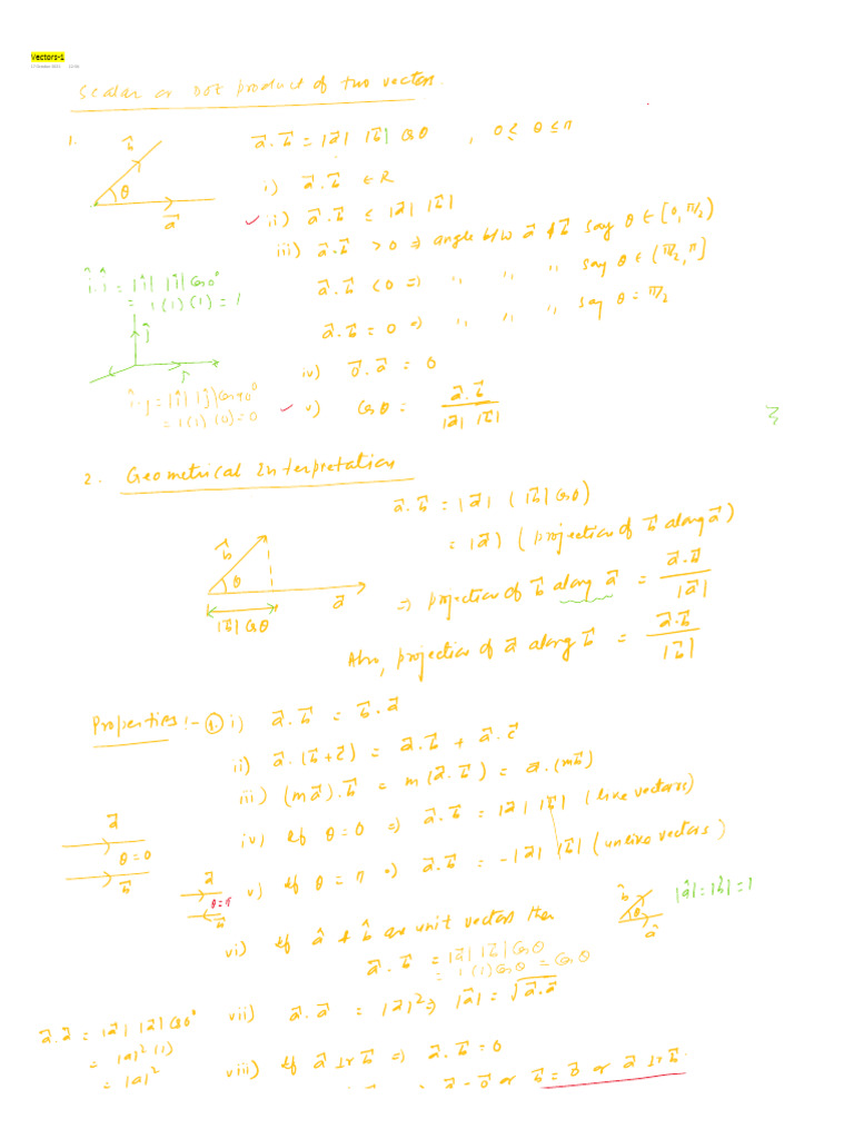Vector 1 | PDF