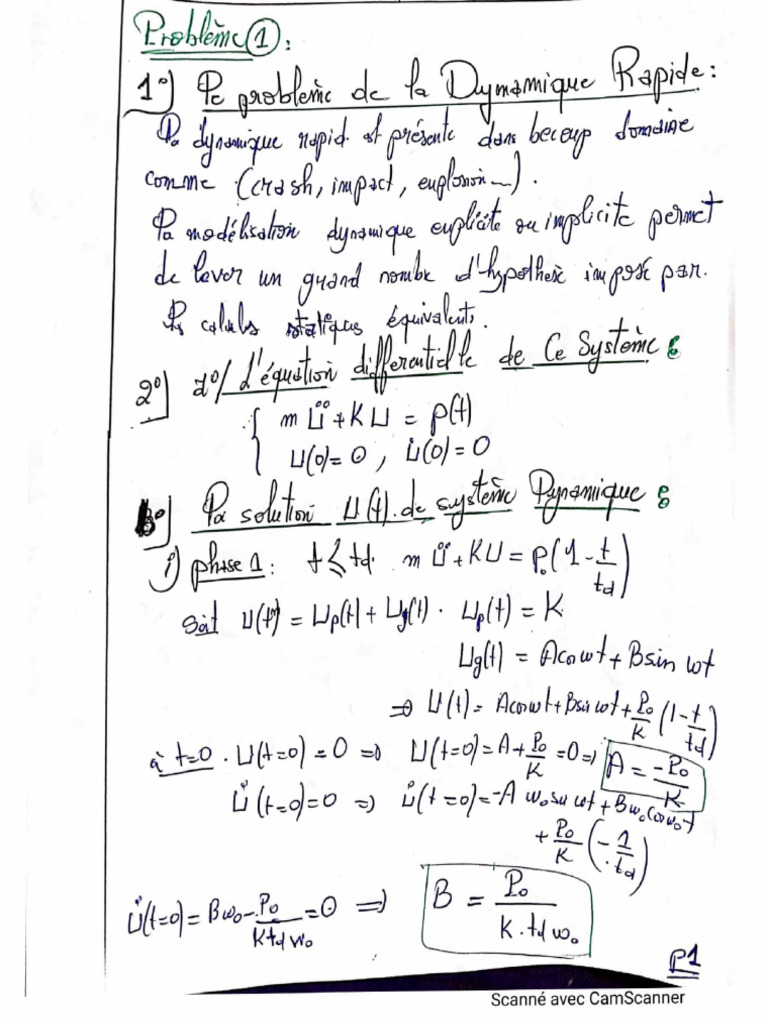 Correction Cf Azrar Problèmes 1 Et 2 | PDF