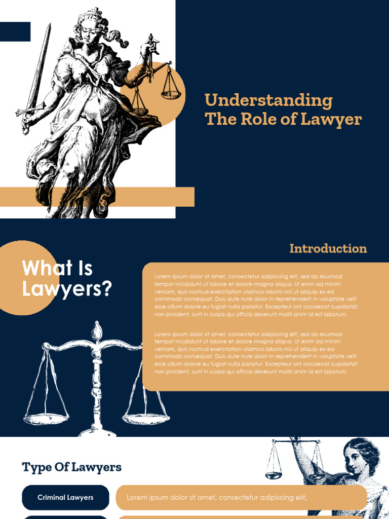 The Essential Role of Lawyers Explained | PDF | Practice Of Law | Justice