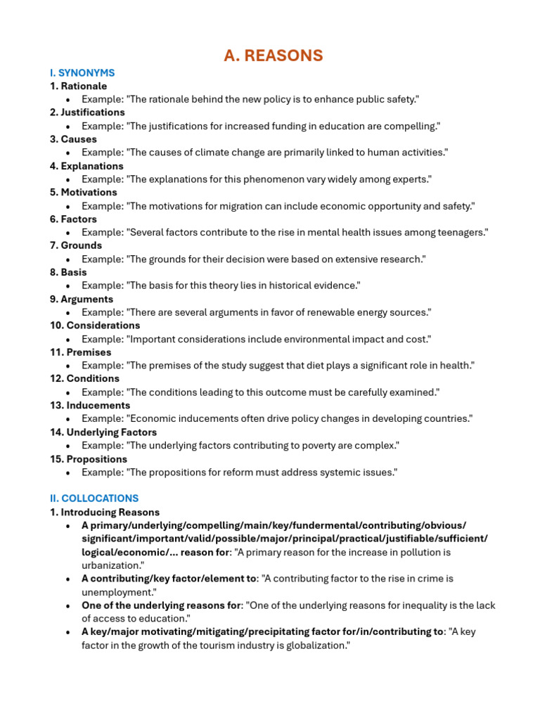 Understanding Reasons and Causes | PDF | Climate Change | Environmental ...