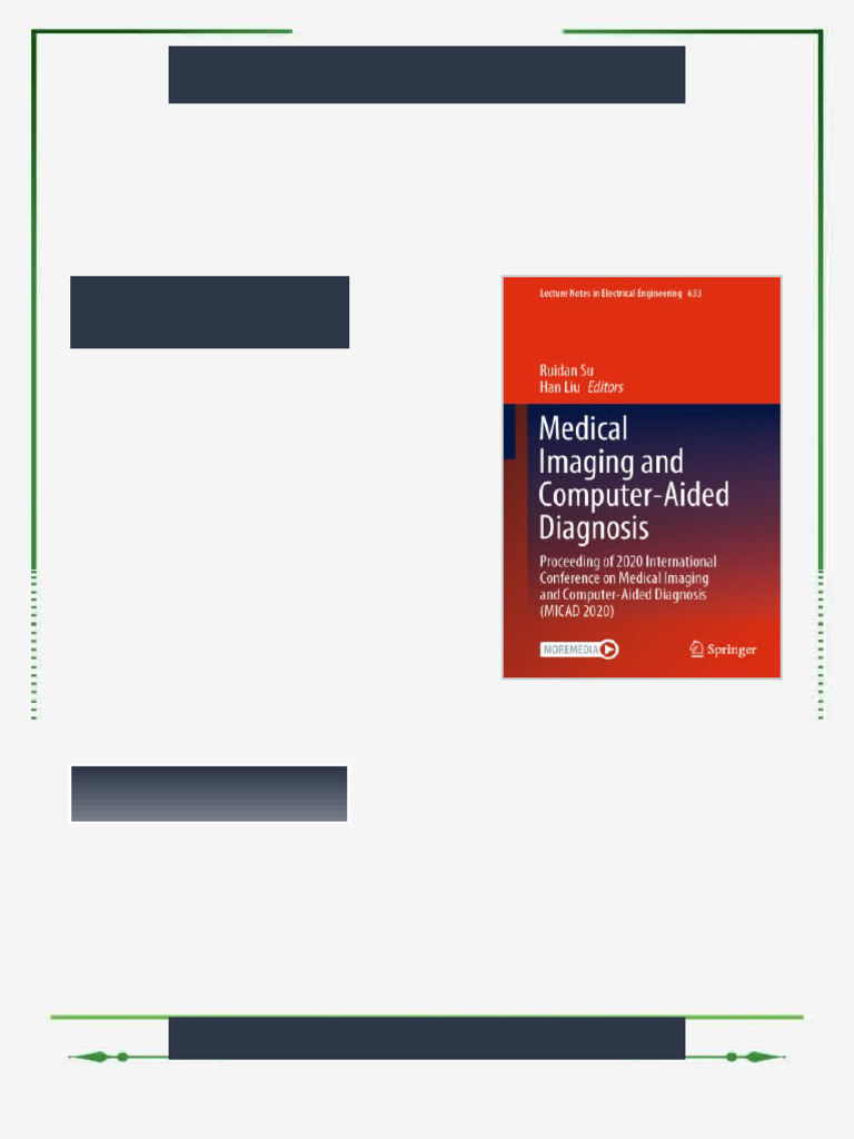 Medical Imaging and Computer Aided Diagnosis Proceeding of 2020 ...