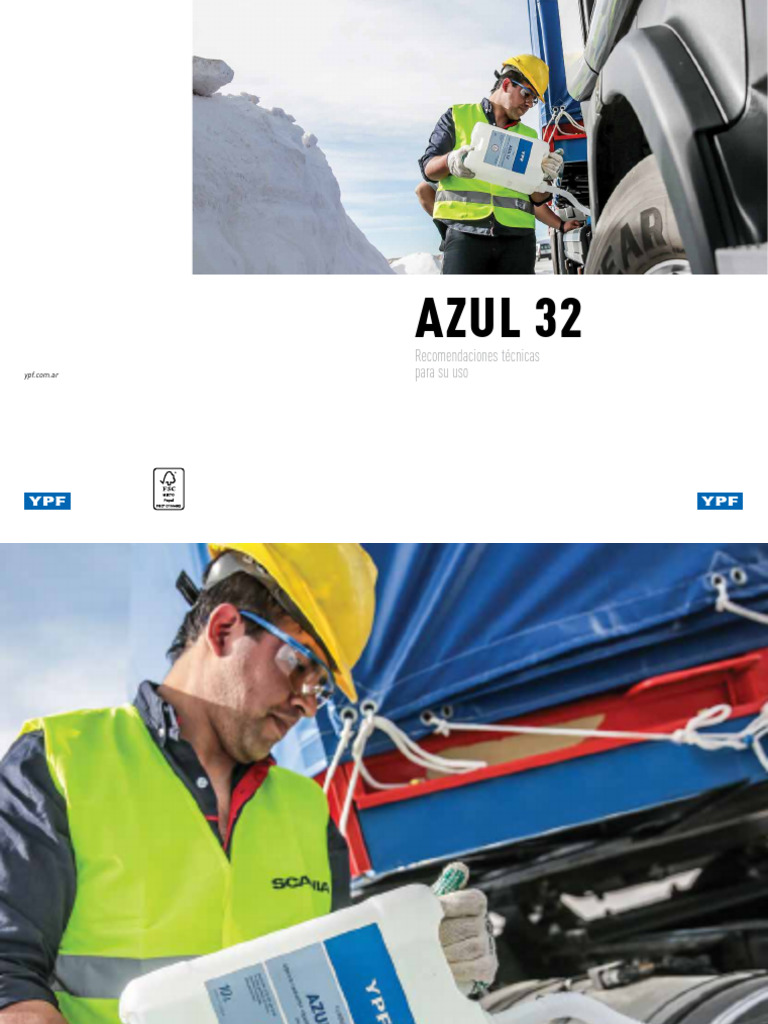 Guía Técnica de Uso de AZUL 32 | PDF | Amoníaco | Combustible diesel