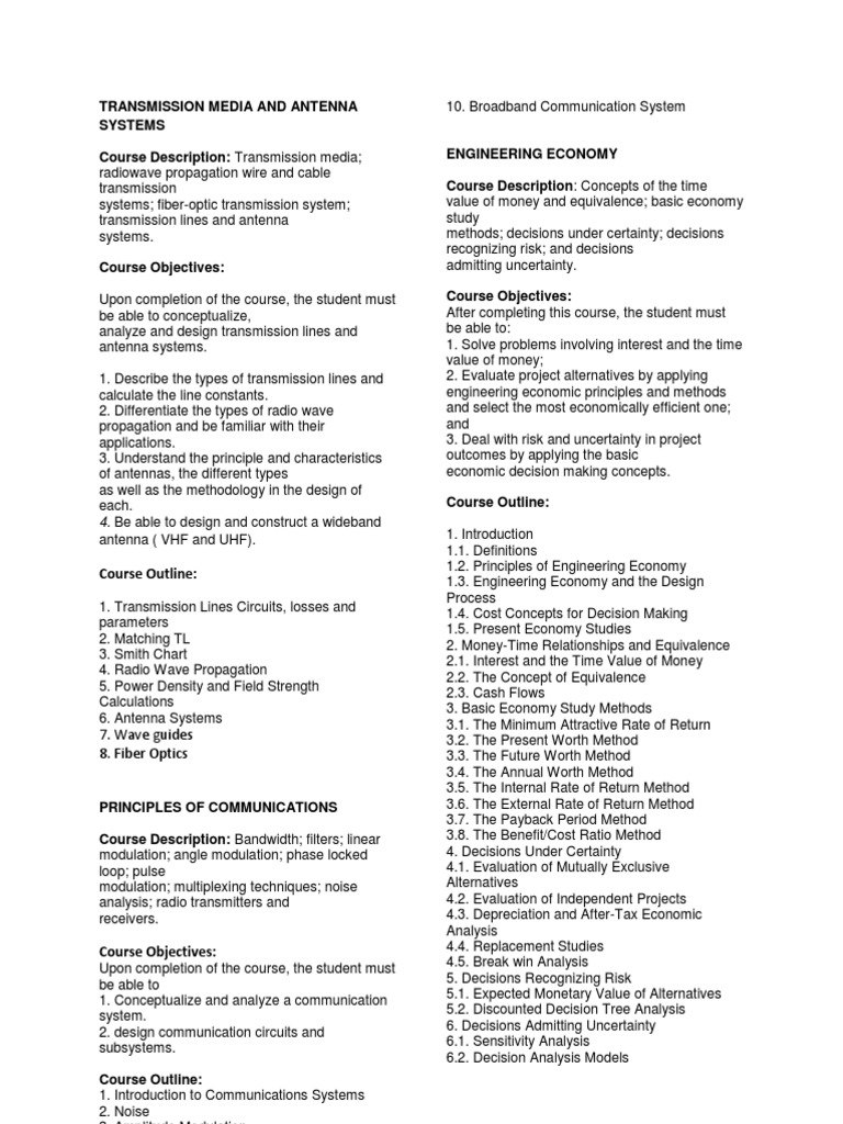 Transmission Media and Antenna Systems PDF Antenna (Radio