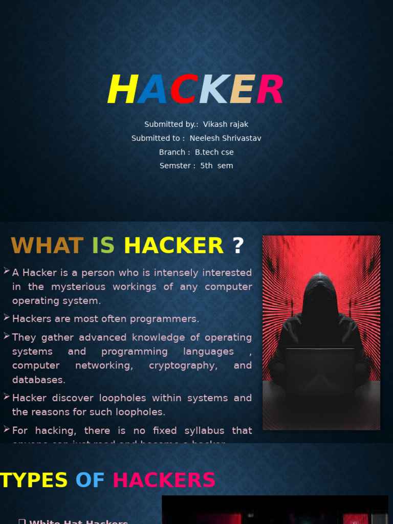9. Hacker | PDF | Security Hacker | White Hat (Computer Security)