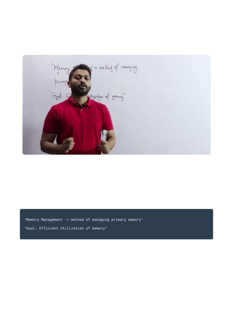 Understanding Memory Management Basics | PDF | Random Access Memory ...