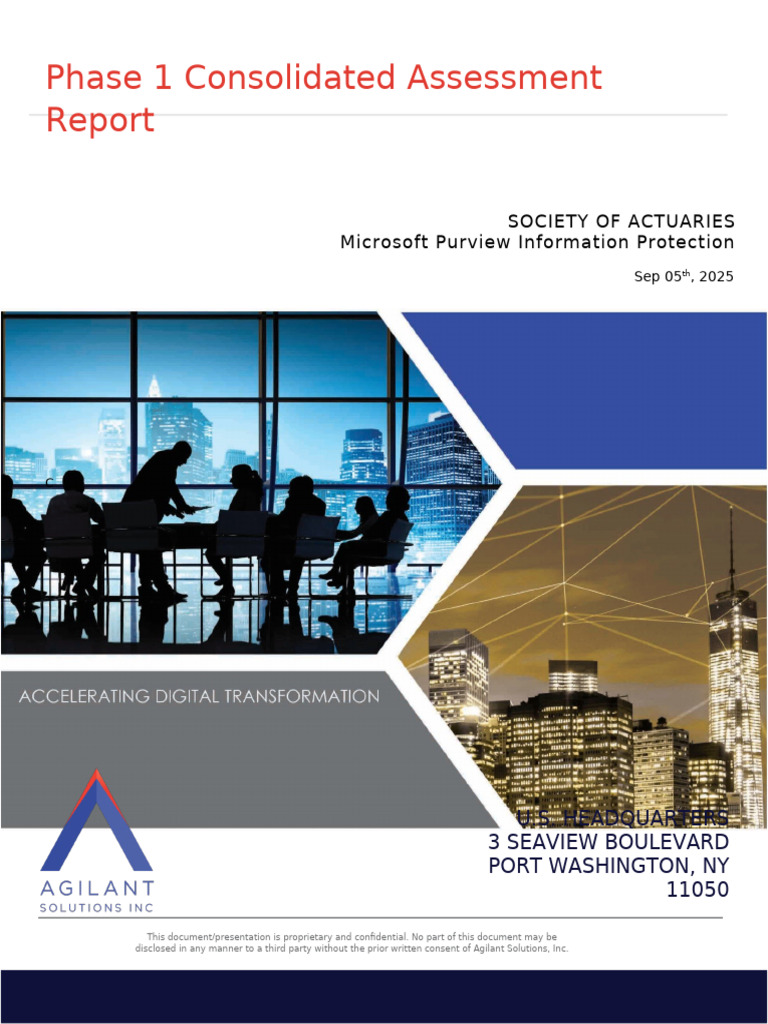 Microsoft Purview DLP Phase 1 Assessment | PDF | Computer Security ...