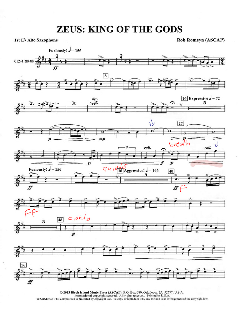 1band Zeus Saxs | PDF